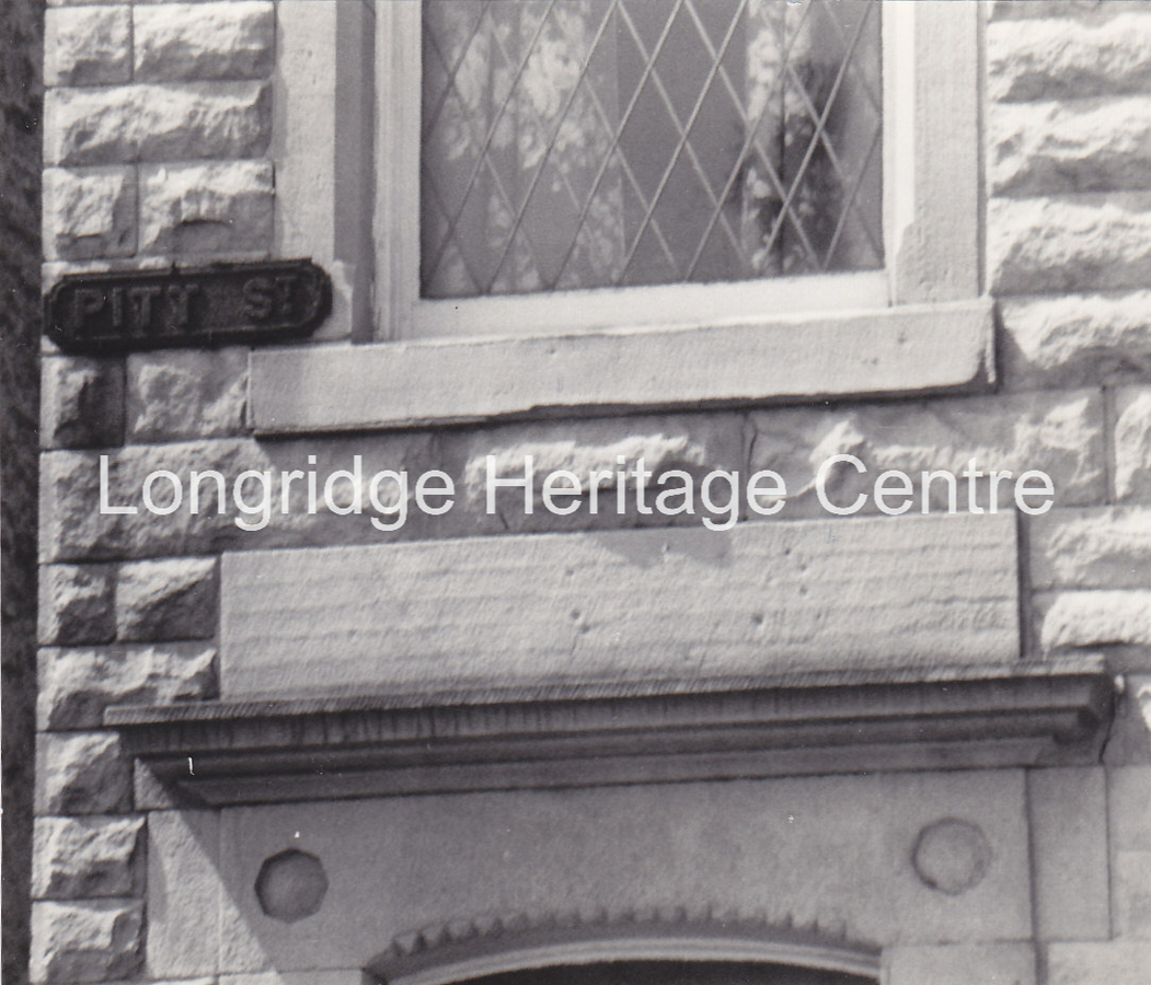 132A - Pitt Street - Name plate that was removed from 82 Derby Road - 1997